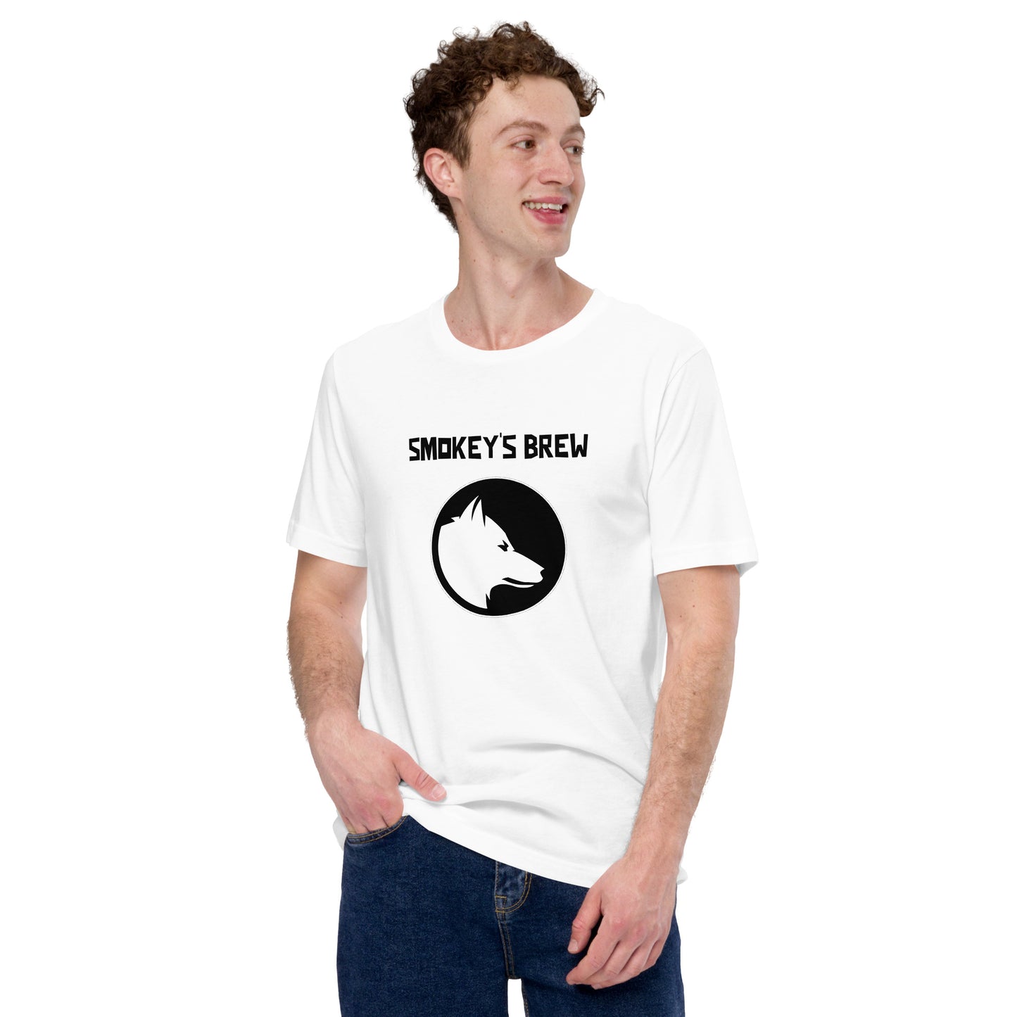 Smokey's Brew White Unisex T-shirt