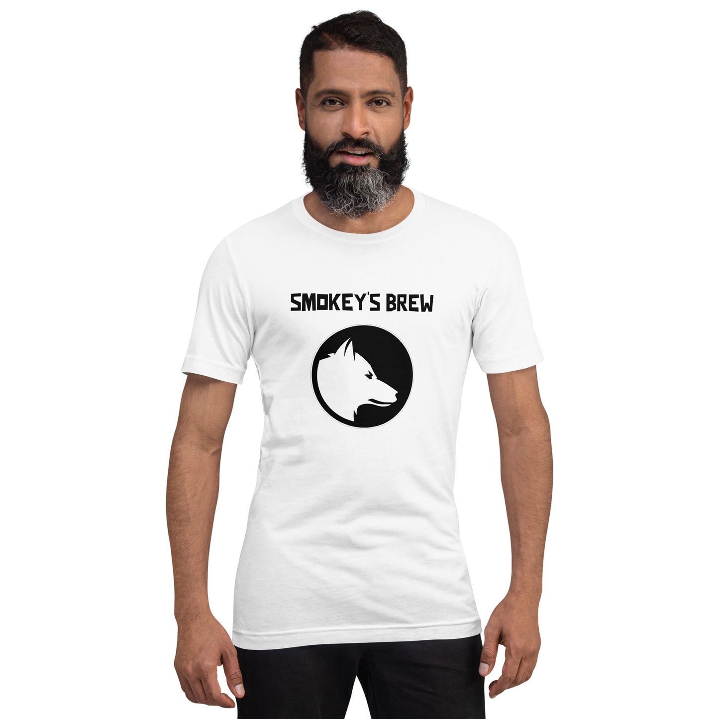 Smokey's Brew White Unisex T-shirt