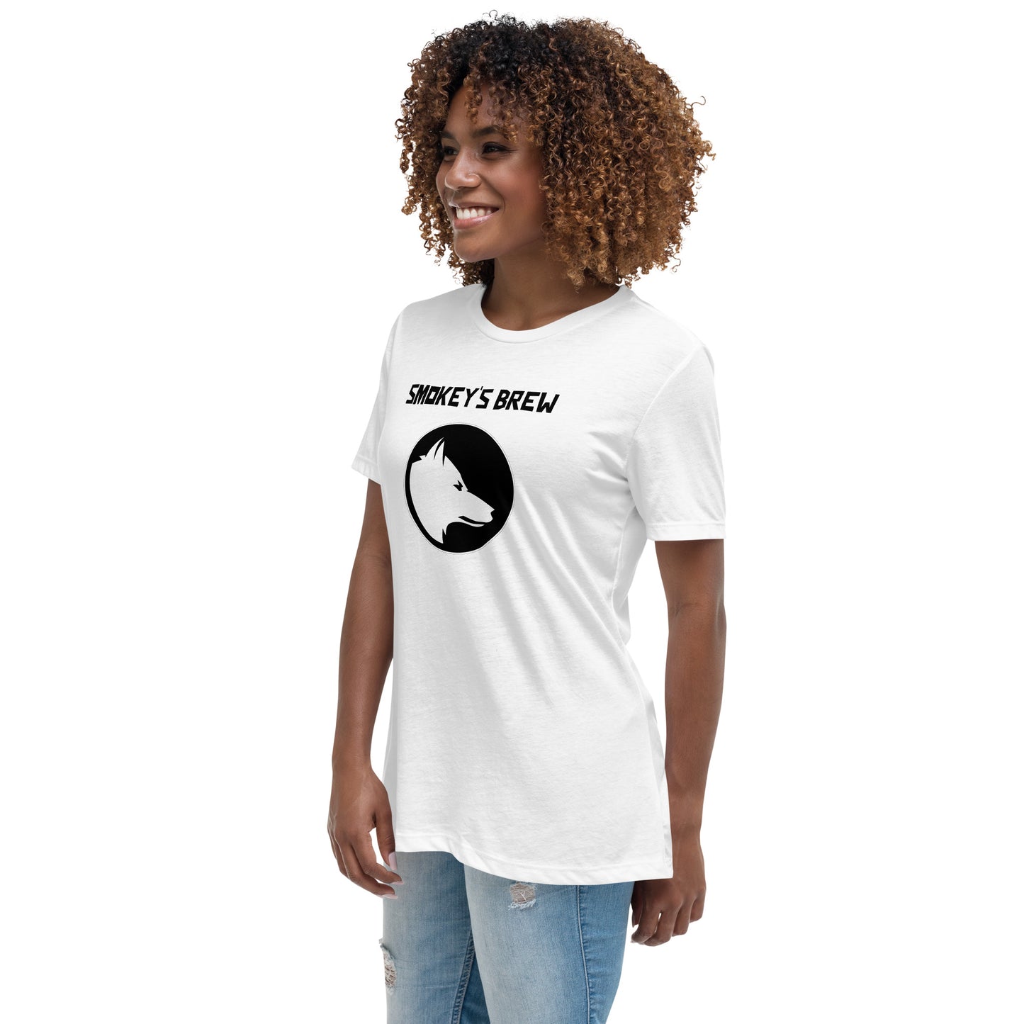Smokey's Brew Women's Relaxed White T-Shirt